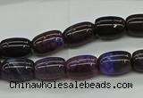 CAG9622 15.5 inches 8*12mm drum dragon veins agate beads wholesale