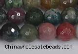 CAG9832 15.5 inches 8mm faceted round Indian agate beads