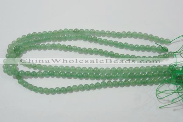 CAJ401 15.5 inches 6mm round green aventurine beads wholesale