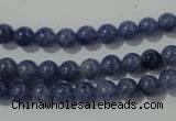 CAJ501 15.5 inches 6mm round blue aventurine beads wholesale