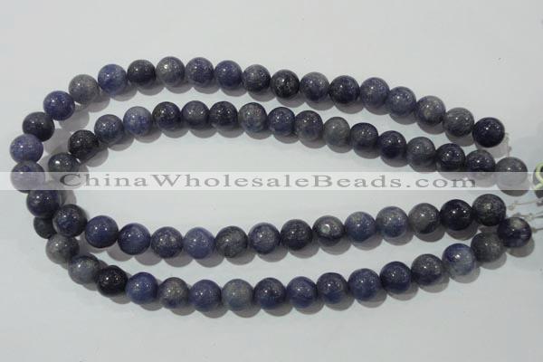 CAJ504 15.5 inches 12mm round blue aventurine beads wholesale