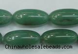 CAJ53 15.5 inches 12*26mm rice green aventurine jade beads wholesale