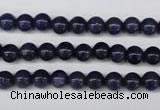 CAJ551 15.5 inches 6mm round blue aventurine beads wholesale