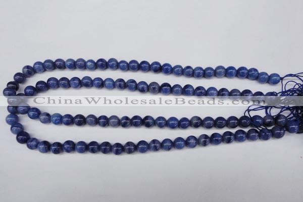 CAJ552 15.5 inches 8mm round blue aventurine beads wholesale