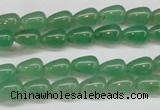 CAJ630 15.5 inches 6*9mm teardrop green aventurine beads