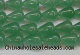 CAJ631 15.5 inches 8*10mm teardrop green aventurine beads