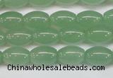 CAJ645 15.5 inches 8*12mm rice green aventurine beads