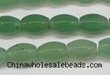 CAJ652 15.5 inches 8*12mm hexahedron green aventurine beads