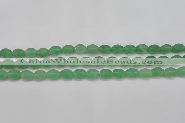 CAJ653 15.5 inches 10*14mm hexahedron green aventurine beads