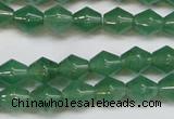 CAJ655 15.5 inches 8*8mm bicone green aventurine beads