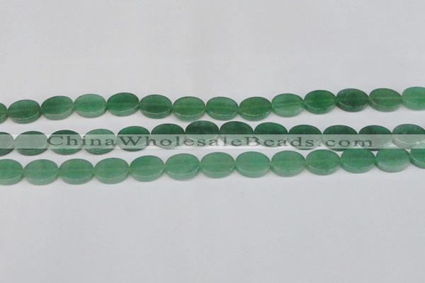 CAJ679 15.5 inches 12*16mm oval green aventurine beads