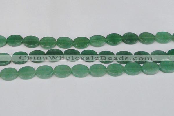 CAJ681 15.5 inches 15*20mm oval green aventurine beads