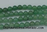 CAJ71 15.5 inches 6mm round green aventurine beads wholesale