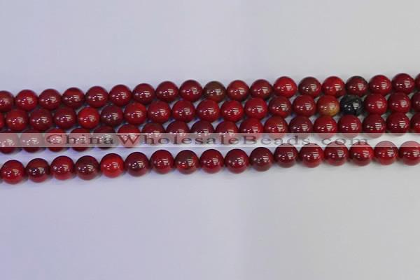 CAJ752 15.5 inches 8mm round apple jasper beads wholesale
