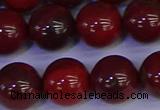 CAJ755 15.5 inches 14mm round apple jasper beads wholesale