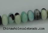 CAM101 15.5 inches 6*12mm rondelle amazonite gemstone beads