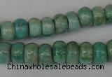 CAM1010 15.5 inches 4*7mm rondelle natural Russian amazonite beads