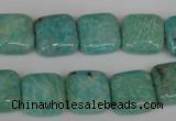 CAM1027 15.5 inches 14*14mm square natural Russian amazonite beads