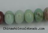 CAM103 15.5 inches 10*14mm rondelle amazonite gemstone beads