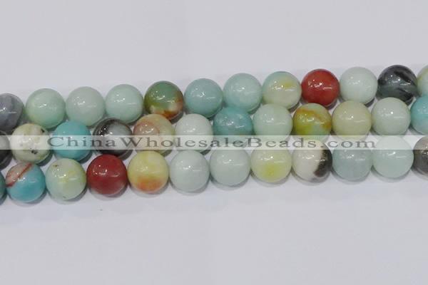 CAM108 15.5 inches 18mm round amazonite gemstone beads wholesale