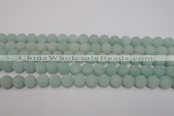 CAM1111 15.5 inches 6mm round matte amazonite beads wholesale