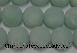 CAM1112 15.5 inches 8mm round matte amazonite beads wholesale