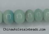 CAM126 15.5 inches multi-size rondelle amazonite gemstone beads