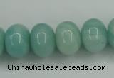 CAM127 15.5 inches 12*16mm rondelle amazonite gemstone beads