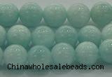 CAM1502 15.5 inches 8mm round natural peru amazonite beads