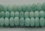 CAM1531 15.5 inches 4*6mm rondelle natural peru amazonite beads