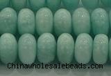 CAM1534 15.5 inches 7*12mm rondelle natural peru amazonite beads