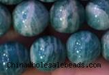 CAM1652 15.5 inches 8mm round Russian amazonite gemstone beads