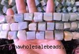 CAM1676 15.5 inches 8*10mm - 12*14mm cube amazonite beads