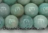 CAM1682 15.5 inches 8mm round natural amazonite beads wholesale