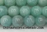 CAM1686 15.5 inches 6mm round natural amazonite beads wholesale