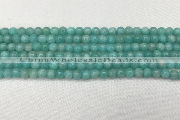 CAM1690 15.5 inches 4mm round natural amazonite gemstone beads