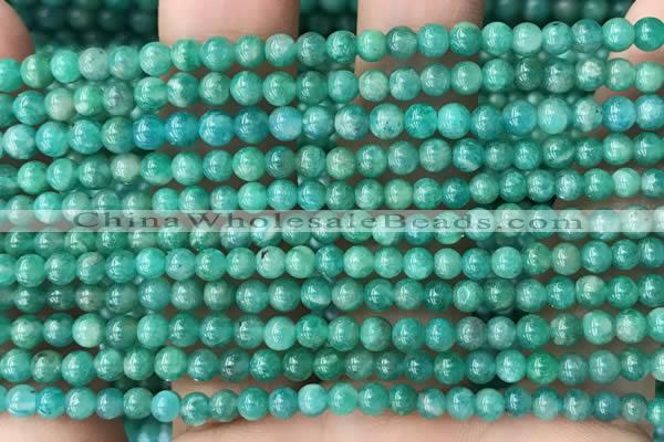 CAM1700 15.5 inches 4mm round Russian amazonite beads