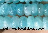 CAM1710 15.5 inches 4*7mm rondelle natural amazonite beads