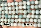 CAM1723 15.5 inches 10mm round amazonite beads wholesale