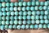 CAM1726 15.5 inches 8mm round amazonite gemstone beads wholesale