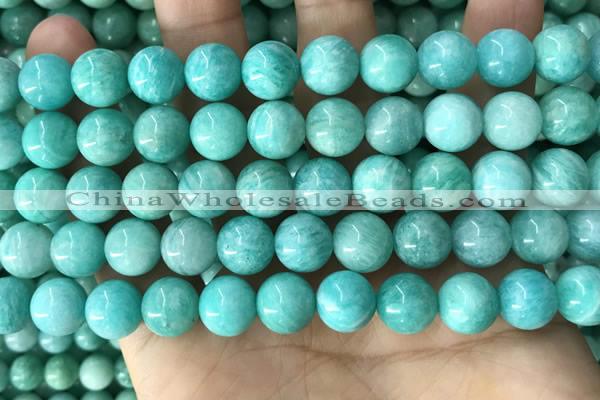 CAM1727 15.5 inches 10mm round amazonite gemstone beads wholesale