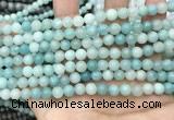 CAM1731 15.5 inches 6mm round amazonite gemstone beads