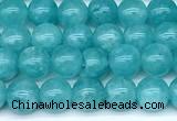 CAM1790 15 inches 6mm round amazonite gemstone beads