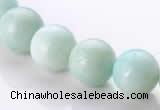 CAM19 15.5 inches 12mm natural amazonite round beads Wholesale