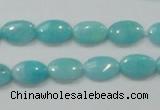 CAM303 15.5 inches 8*12mm oval natural peru amazonite beads wholesale