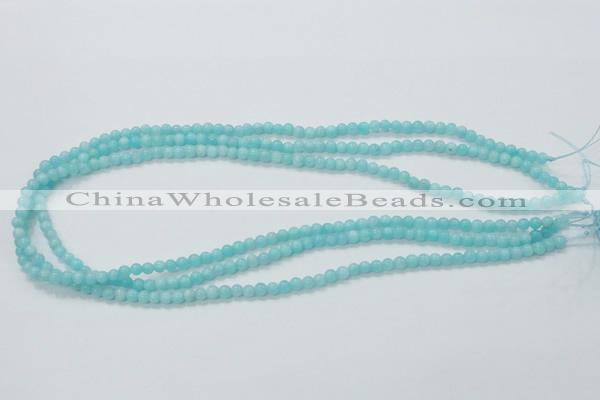 CAM315 15.5 inches 6mm round natural peru amazonite beads wholesale