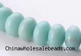CAM35 natural amazonite 8*12mm rondelle gemstone beads Wholesale