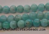 CAM352 15.5 inches 8mm round natural peru amazonite beads wholesale