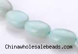 CAM39 natural amazonite 10*14mm flat oval beads Wholesale