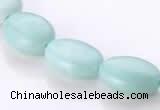 CAM40 natural amazonite flat oval 12*16mm beads Wholesale